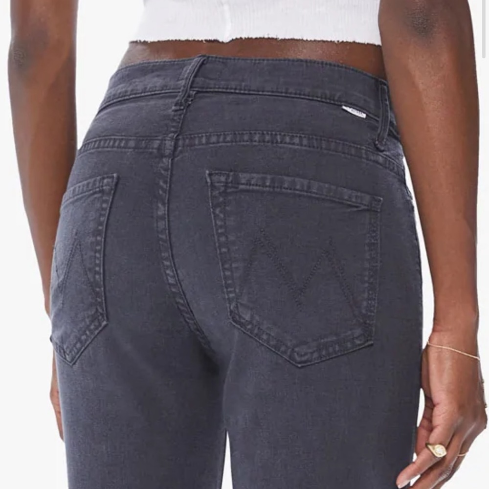 MOTHER HIGH WAISTED RASCAL ANKLE FRAY